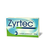 ZYRTEC 10 mg allergimedicin 10 eller 30 tabletter